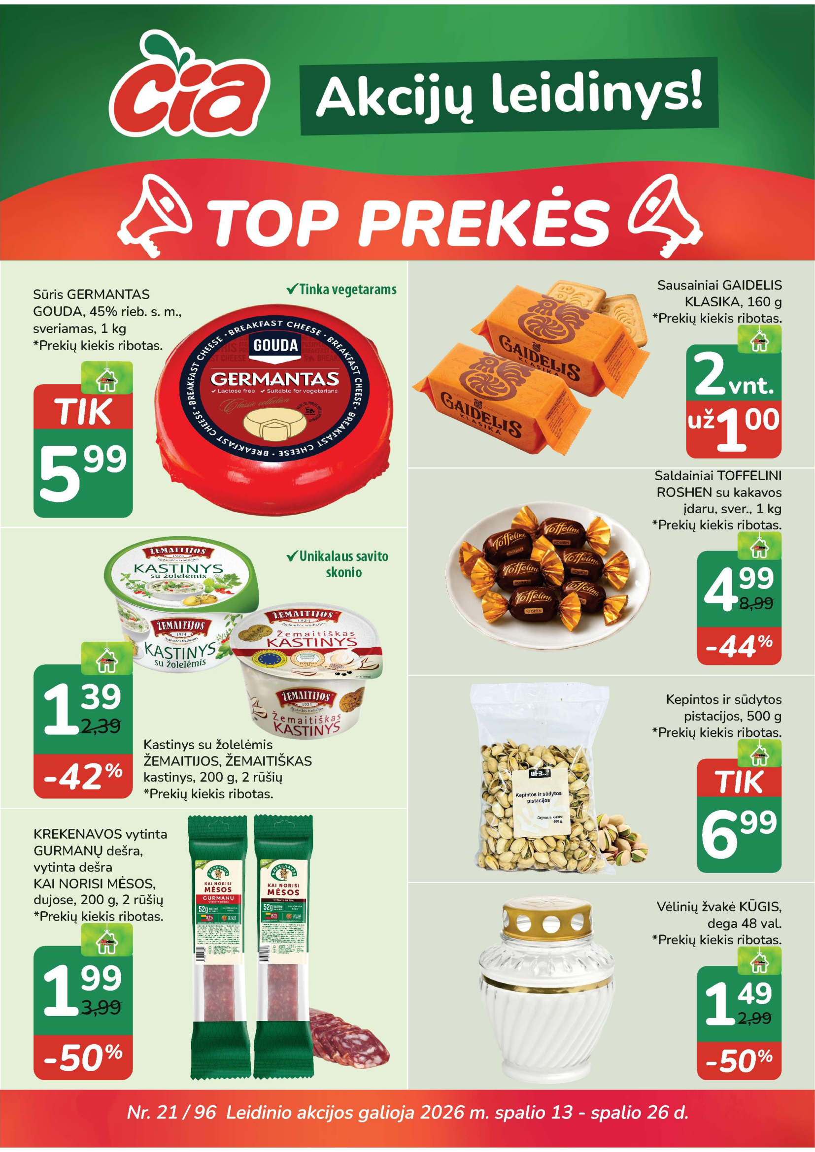TOP PREKĖS – 1 puslapis